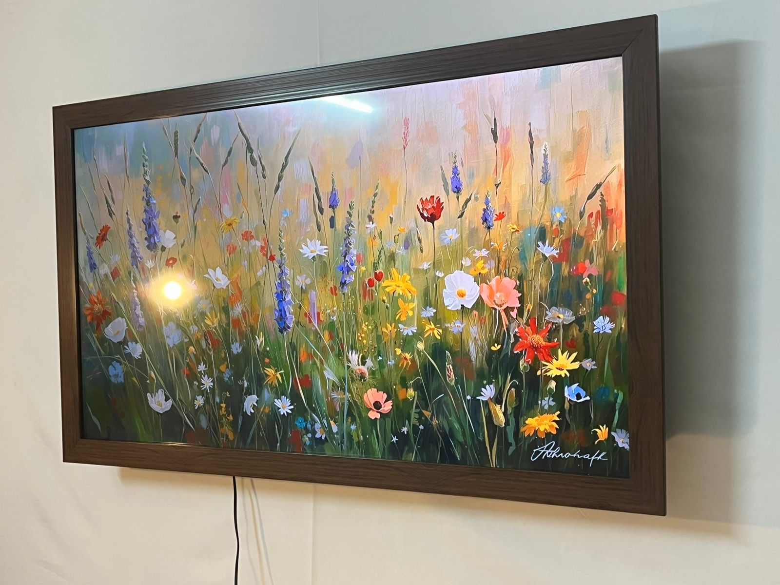 Tv Frame for Samsung Frame tv Modern Brown